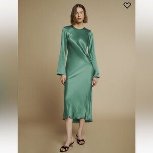 Reformation Davina Silk Dress